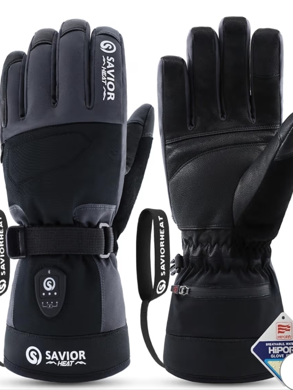 SAVIOR HEAT Heated Ski Gloves Unisex 9/L